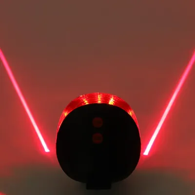 Waterproof Bicycle Cycling Lights Taillights LED Laser Safety Warning Bicycle Lights Bicycle Tail Bicycle Accessories