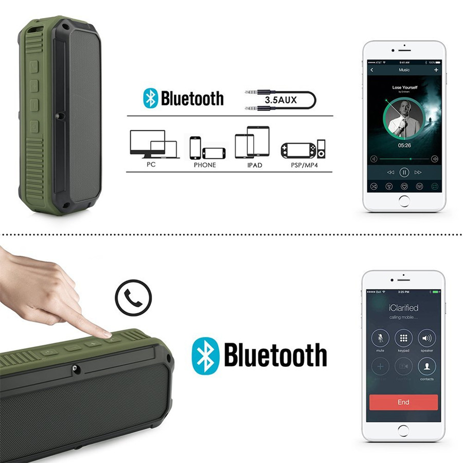 Waterproof Bluetooth 4.0 Portable Speakers Waterproof Bluetooth 4.0 Portable Speakers