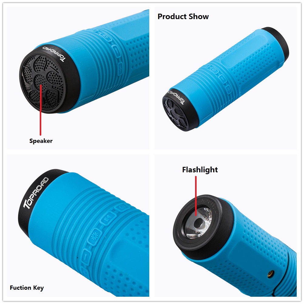 Waterproof Bluetooth Speaker Bicycle Flashlight Waterproof Bluetooth Speaker Bicycle Flashlight