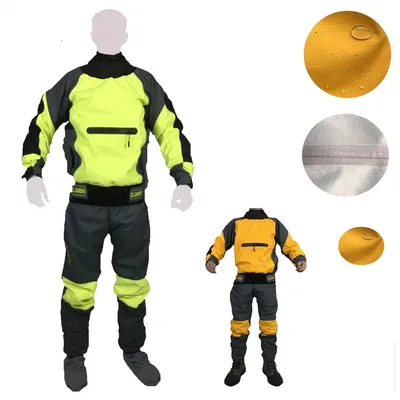 Waterproof Breathable Clothing For Kayak Skiing Fishing Kayaking Boating Rafting drysuit Jacket Cycling Raincoat