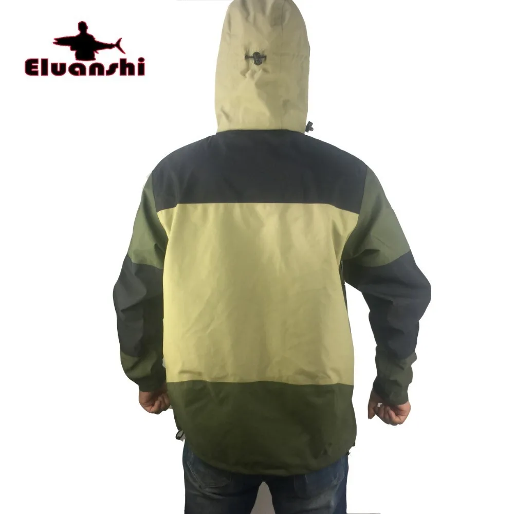 Waterproof Breathable Fly Fishing Jacket 3-Layer Waterproof Fabric 18000+ Waterproof Rating Wader Clothes Jacket Wading Waterproof Breathable Fly Fishing Jacket 3-Layer Waterproof Fabric 18000+ Waterproof Rating Wader Clothes Jacket Wading