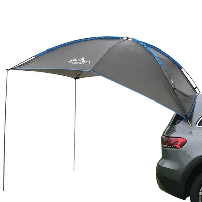 Waterproof Car Rear Tent Camping Shelter Outdoor Car Tent Beach Sun Shelter Awning Shelter Automobile Rooftop Rain