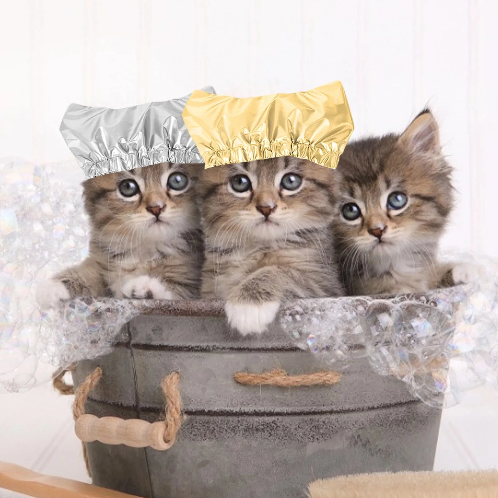 Waterproof Cat Shower Cap Dog Shower Cap Adjustable Cat Bath Hats Universal Pet Hat Pet Grooming Supplies Waterproof Cat Shower Cap Dog Shower Cap Adjustable Cat Bath Hats Universal Pet Hat Pet Grooming Supplies