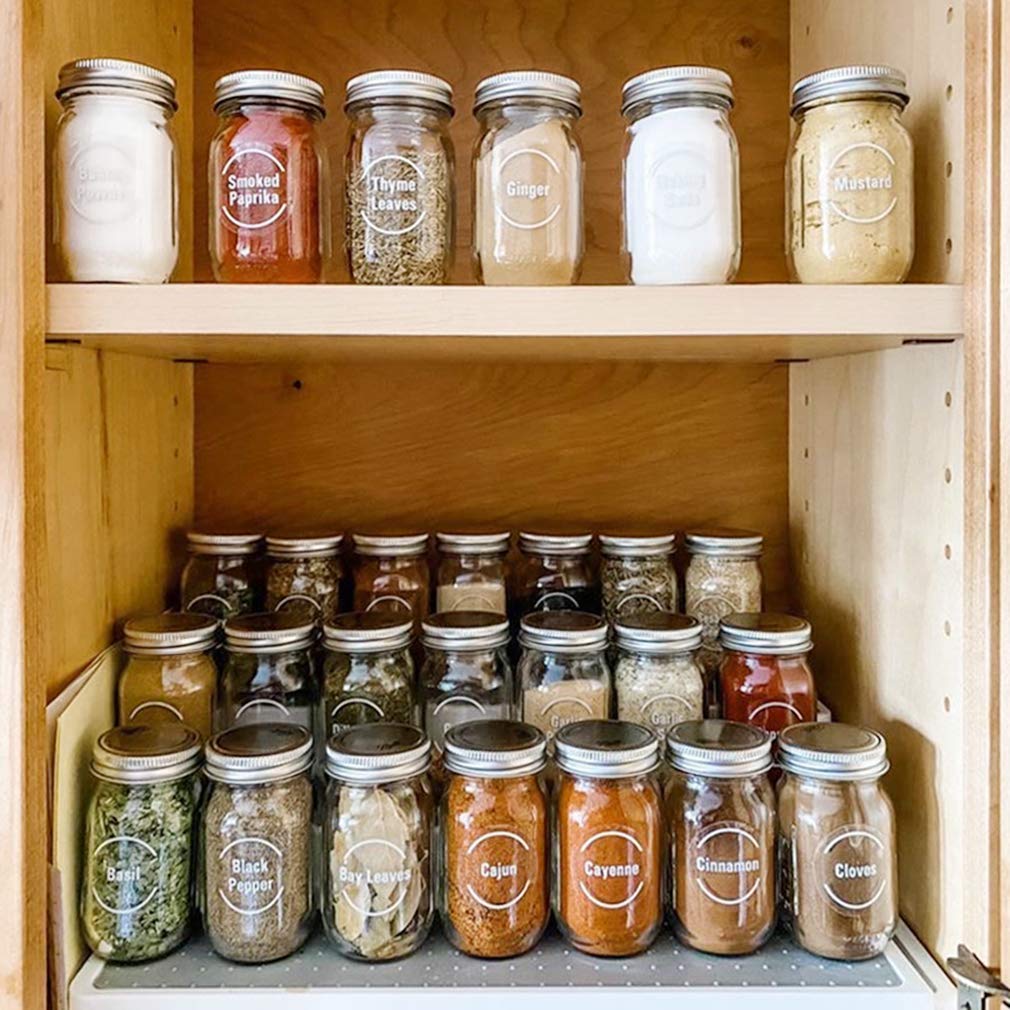 Waterproof Clear Spice Label Stickers