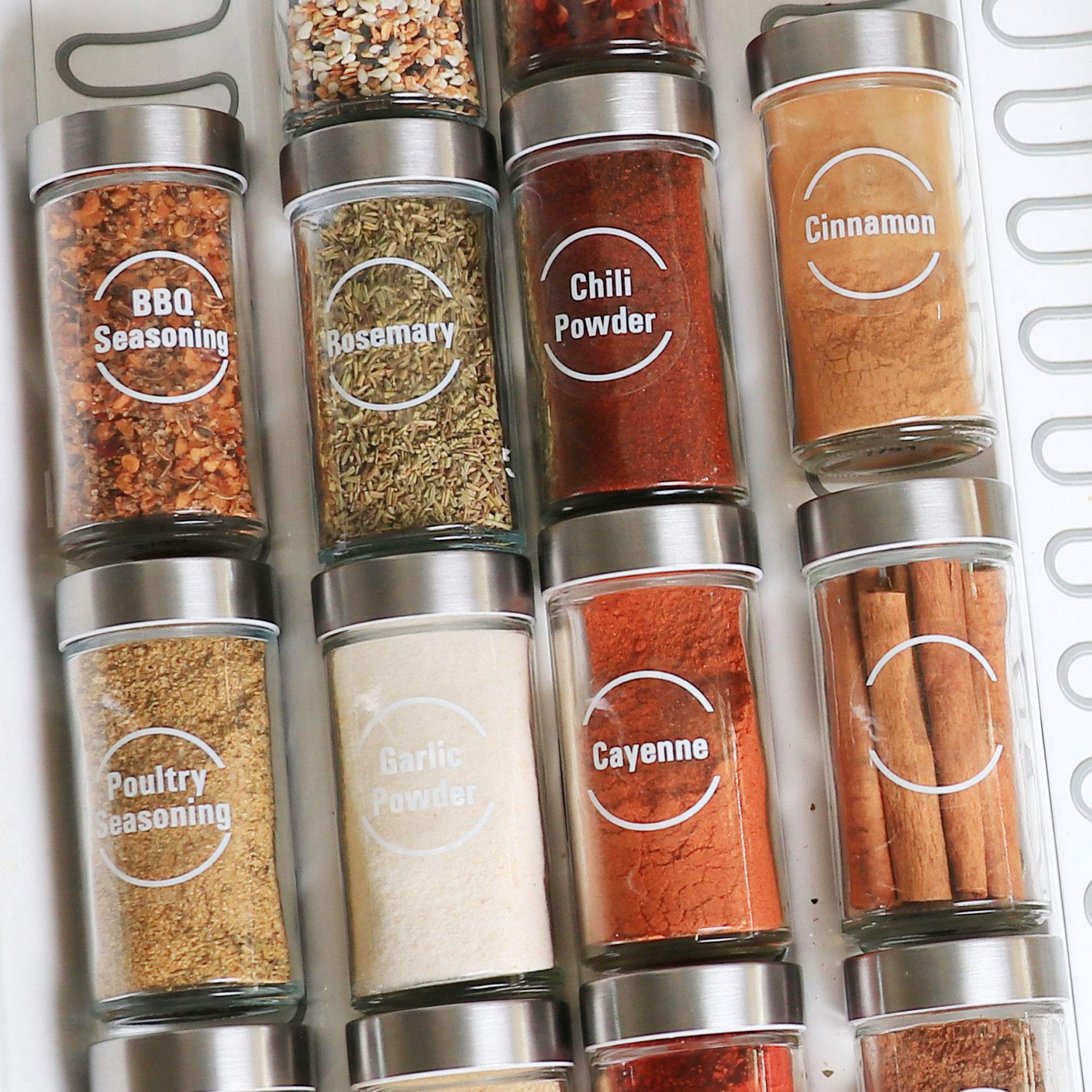 Waterproof Clear Spice Label Stickers