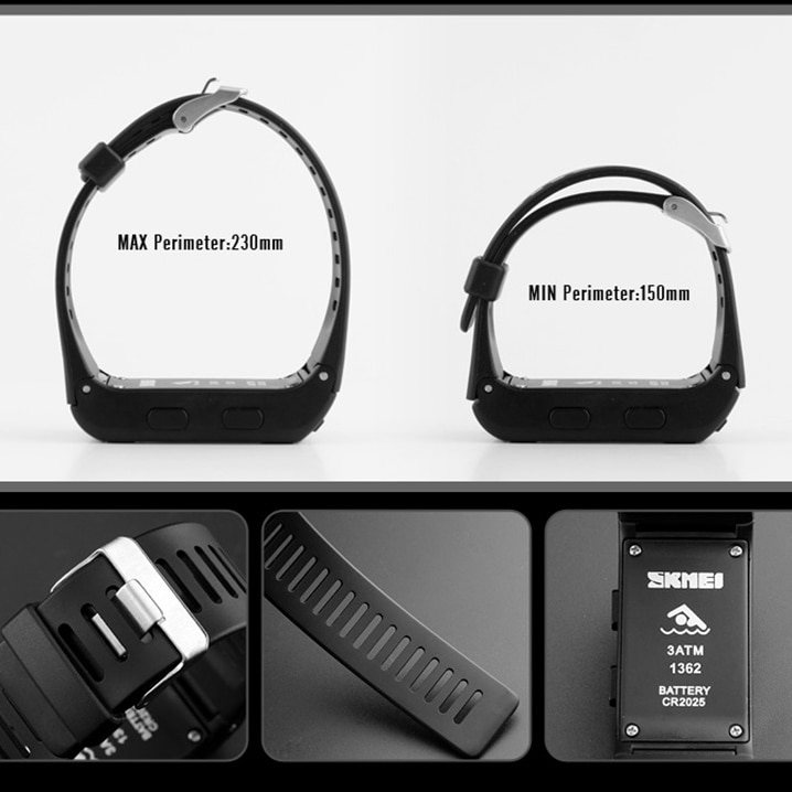 Waterproof Digital Watch Unisex Wristwatch Waterproof Digital Watch Unisex Wristwatch