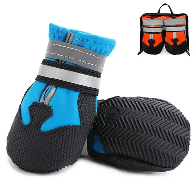 Waterproof Dog Boots Reflective Shoes Waterproof Dog Boots Reflective Shoes