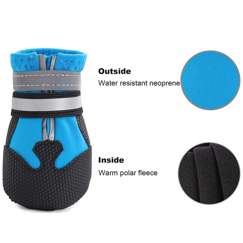 Waterproof Dog Boots Reflective Shoes Waterproof Dog Boots Reflective Shoes