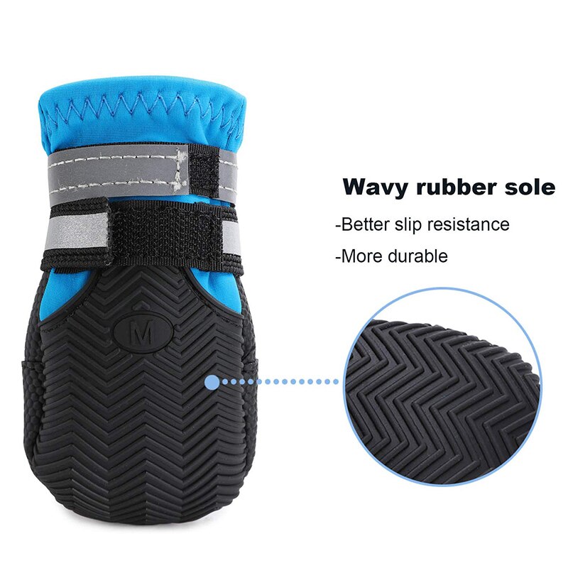 Waterproof Dog Boots Reflective Shoes Waterproof Dog Boots Reflective Shoes
