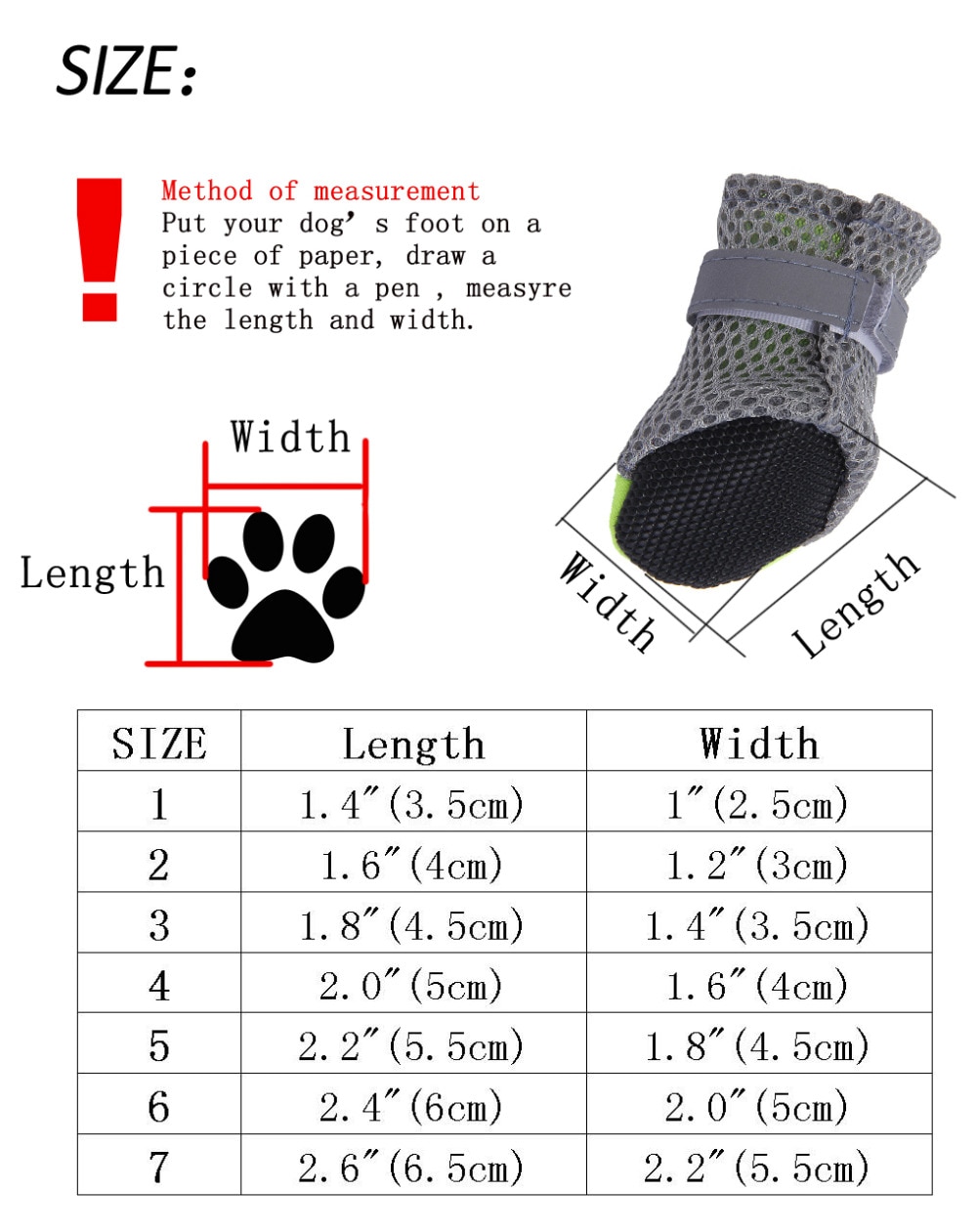 Waterproof Dog Rain Shoes