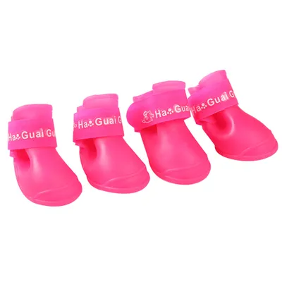 Waterproof Dog Rubber Boots (4 Pcs) Waterproof Dog Rubber Boots (4 Pcs)