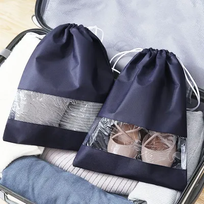 Waterproof Drawstring Shoe Bag Waterproof Drawstring Shoe Bag