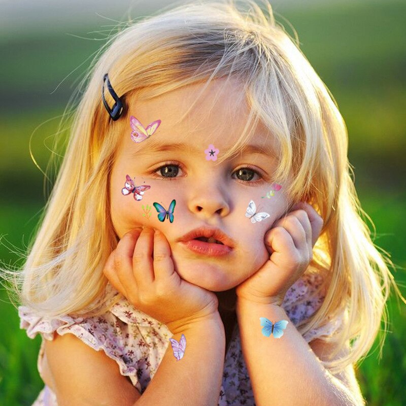 Waterproof Fake Butterfly Tattoo Stickers Waterproof Fake Butterfly Tattoo Stickers
