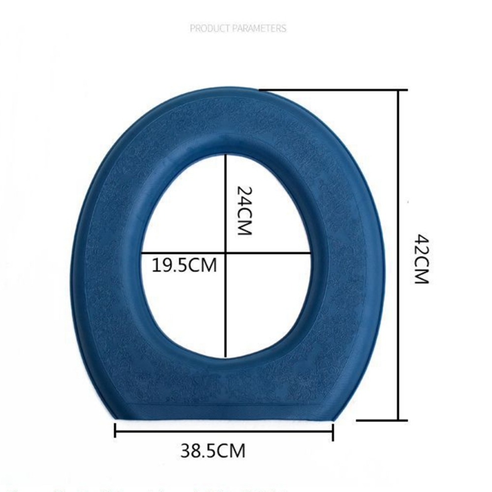 Waterproof Foam Padded Toilet Seat Cover Waterproof Foam Padded Toilet Seat Cover