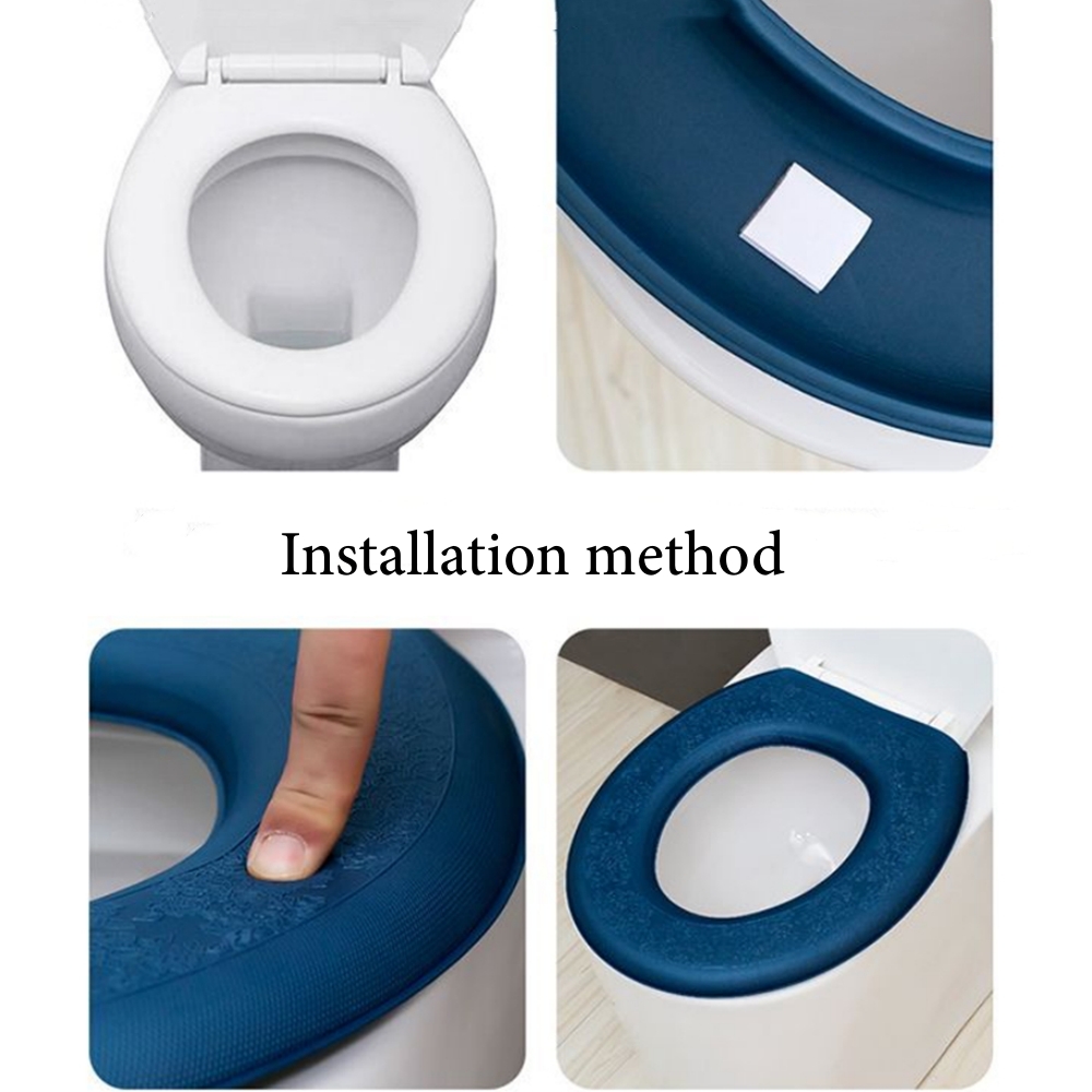 Waterproof Foam Padded Toilet Seat Cover Waterproof Foam Padded Toilet Seat Cover