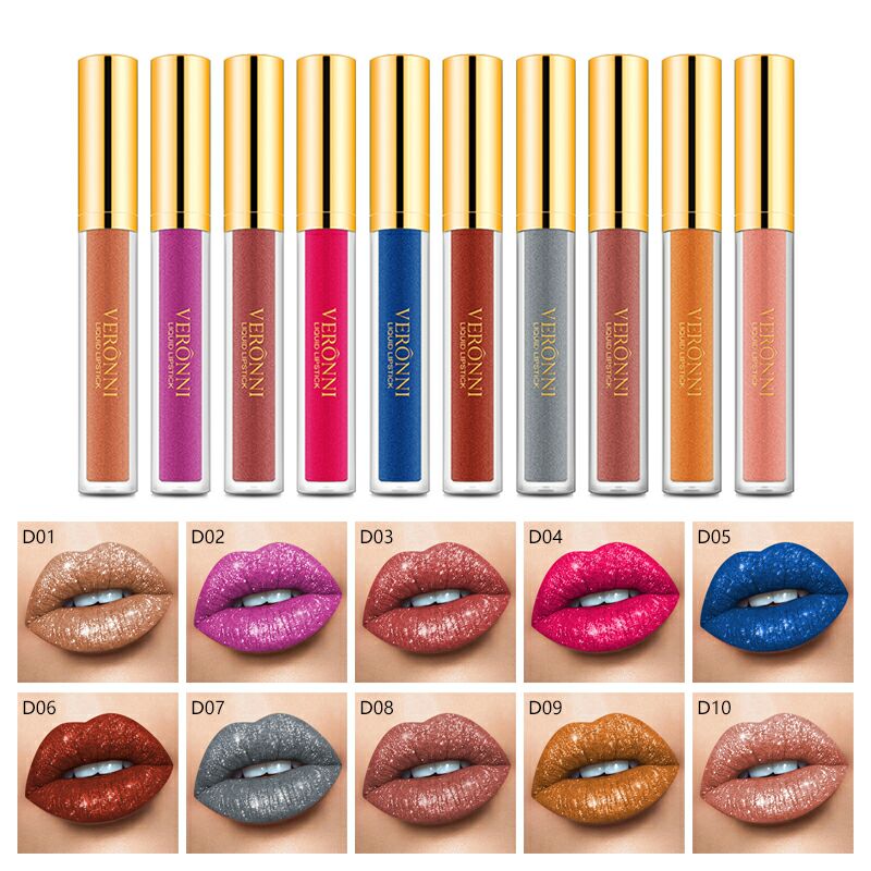 Waterproof Glitter Matte Lipstick Waterproof Glitter Matte Lipstick