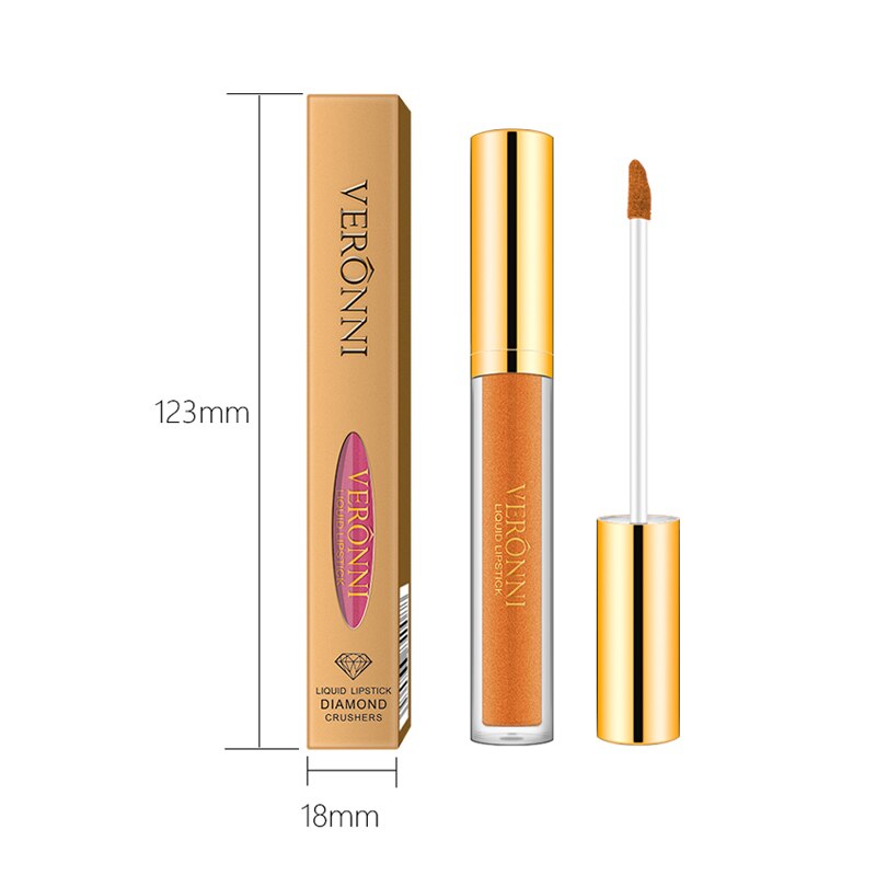 Waterproof Glitter Matte Lipstick Waterproof Glitter Matte Lipstick