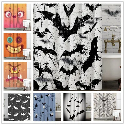 Waterproof Halloween Shower Curtain Waterproof Halloween Shower Curtain