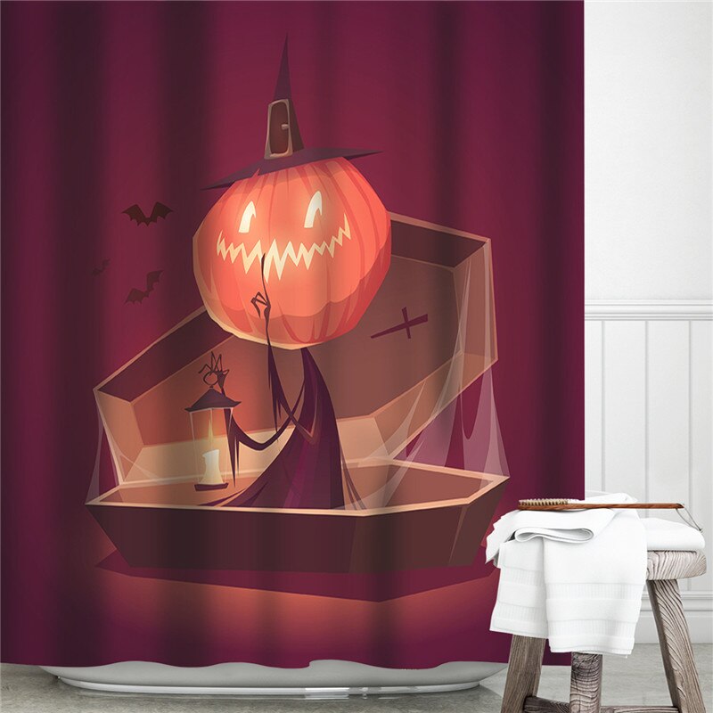 Waterproof Halloween Shower Curtain Waterproof Halloween Shower Curtain
