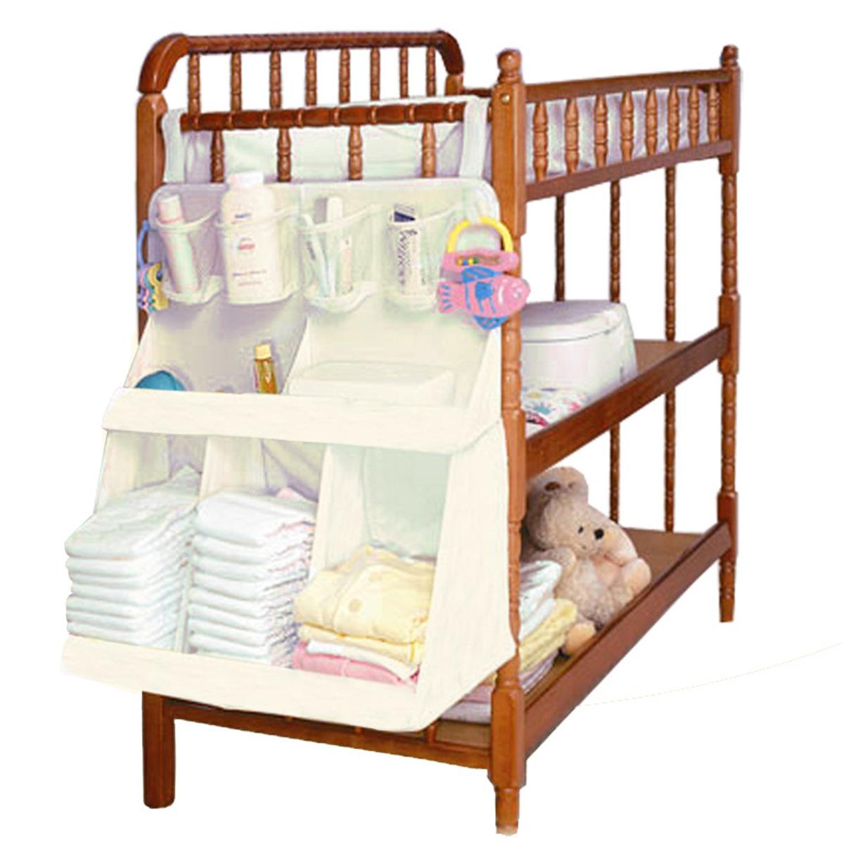 Waterproof Hanging Crib Diaper Organizer