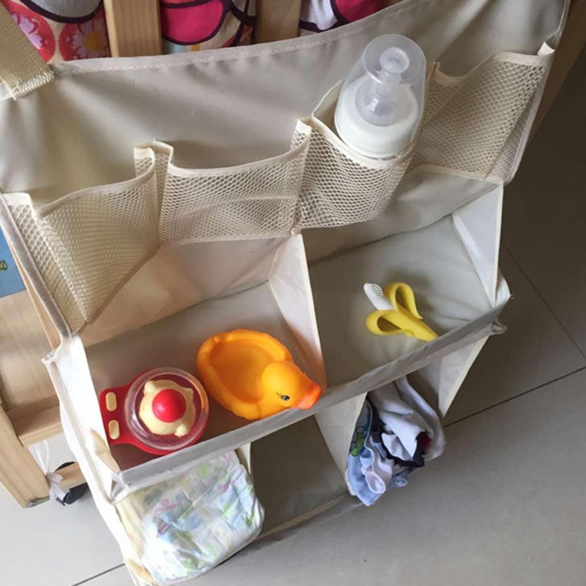 Waterproof Hanging Crib Diaper Organizer Waterproof Hanging Crib Diaper Organizer