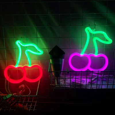 Waterproof LED Cherry Neon Light Waterproof LED Cherry Neon Light