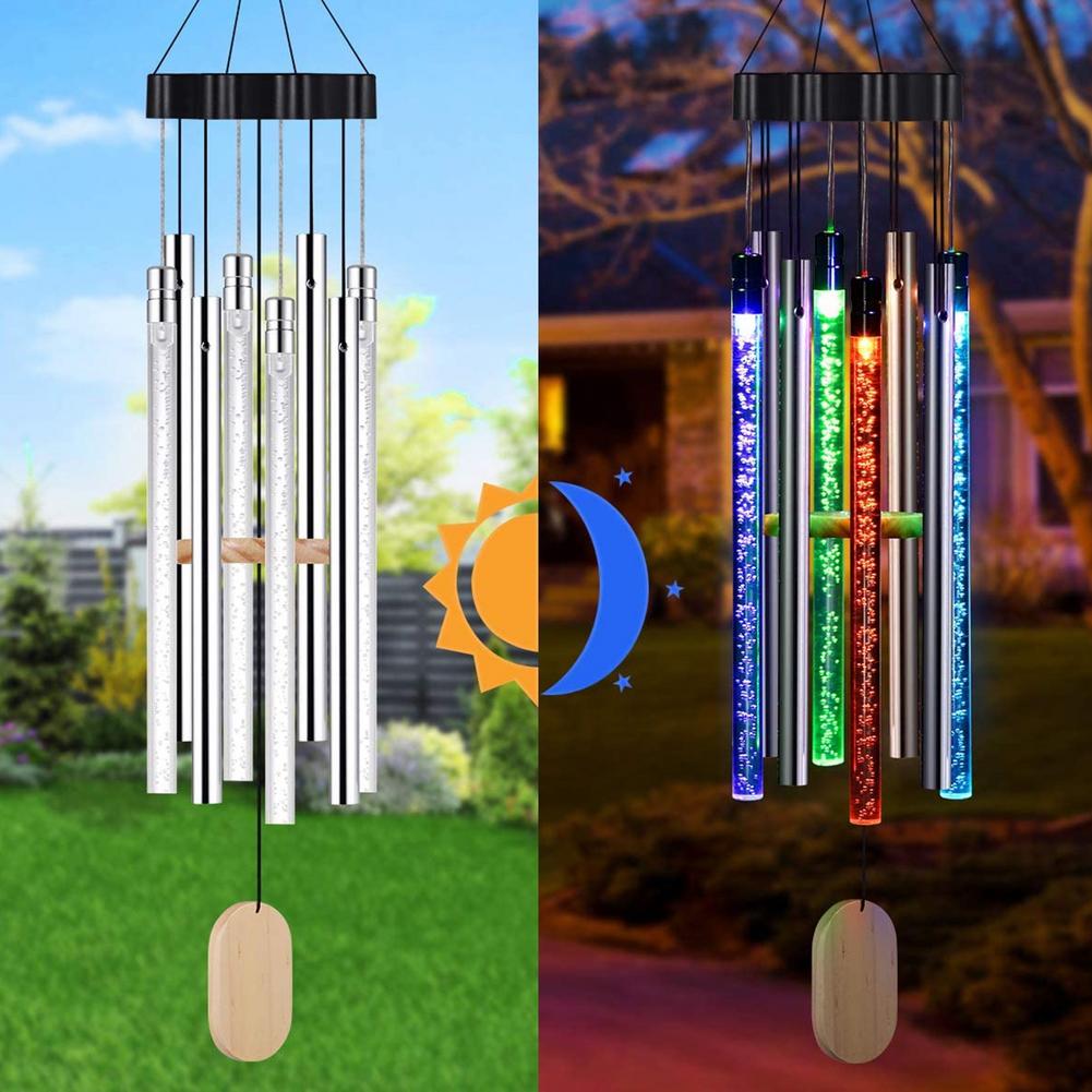 Waterproof LED Solar Wind Chime Waterproof LED Solar Wind Chime