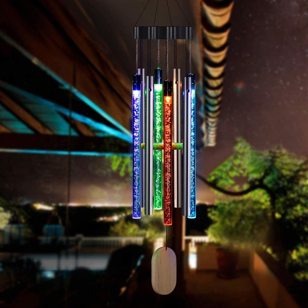 Waterproof LED Solar Wind Chime Waterproof LED Solar Wind Chime