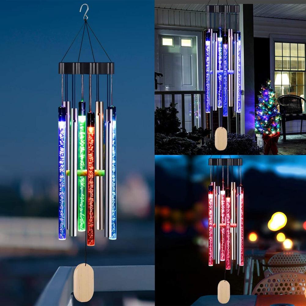 Waterproof LED Solar Wind Chime Waterproof LED Solar Wind Chime