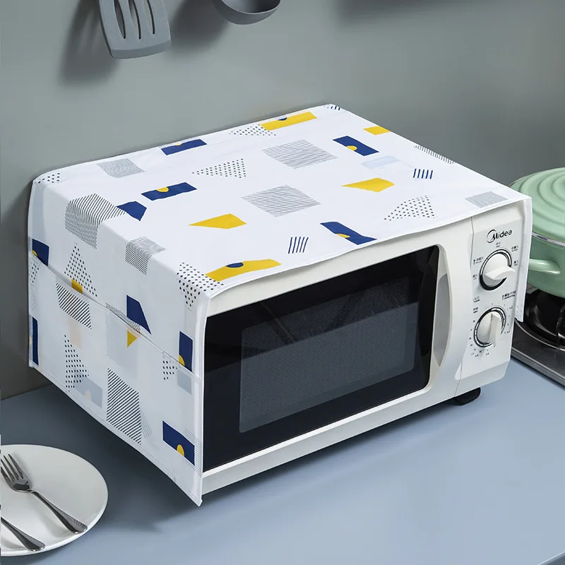 Waterproof Microwave Oven Cloth Cover with Side Pockets Waterproof Microwave Oven Cloth Cover with Side Pockets