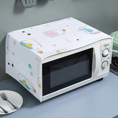 Waterproof Microwave Oven Cloth Cover with Side Pockets Waterproof Microwave Oven Cloth Cover with Side Pockets