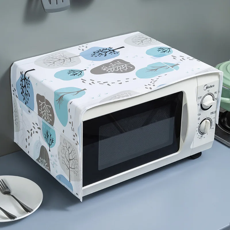 Waterproof Microwave Oven Cloth Cover with Side Pockets Waterproof Microwave Oven Cloth Cover with Side Pockets