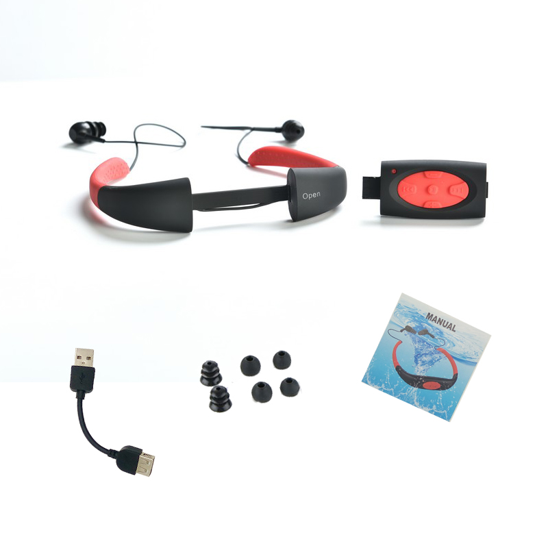 Waterproof MP3 Player Swimming Headphones Waterproof MP3 Player Swimming Headphones