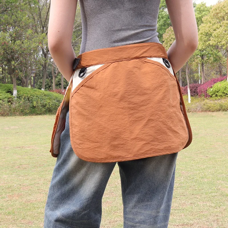 Waterproof Multi-Functional Multi-Pocket Waist Bag Large Capacity Zipper for Running Outdoor Use Wrap-Around Skirt Waterproof Multi-Functional Multi-Pocket Waist Bag Large Capacity Zipper for Running Outdoor Use Wrap-Around Skirt