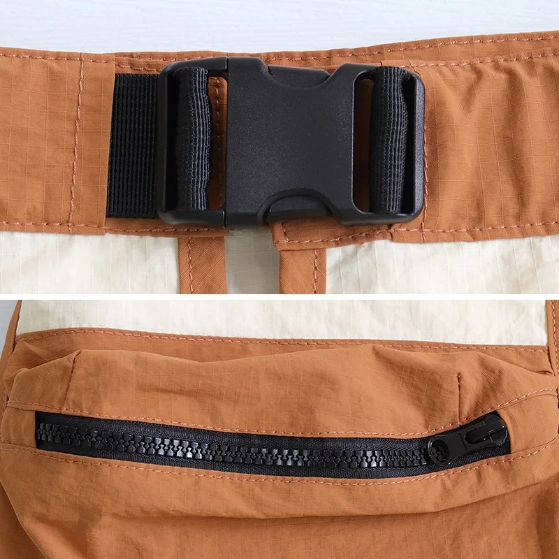 Waterproof Multi-Functional Multi-Pocket Waist Bag Large Capacity Zipper for Running Outdoor Use Wrap-Around Skirt Waterproof Multi-Functional Multi-Pocket Waist Bag Large Capacity Zipper for Running Outdoor Use Wrap-Around Skirt