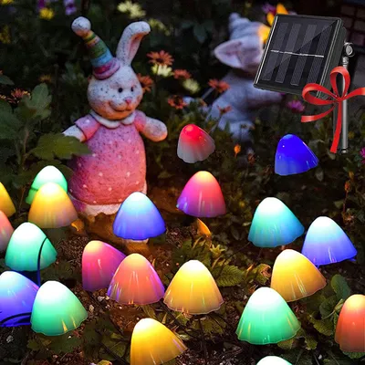 Waterproof Mushroom Solar Garden Lights Waterproof Mushroom Solar Garden Lights