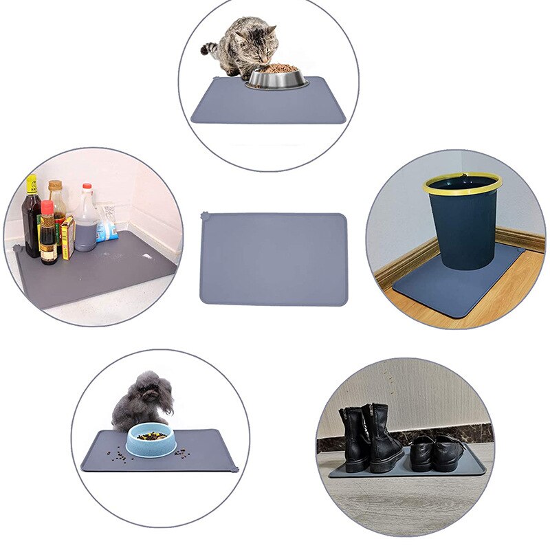 Waterproof Non Slip Silicone Pet Food Mat