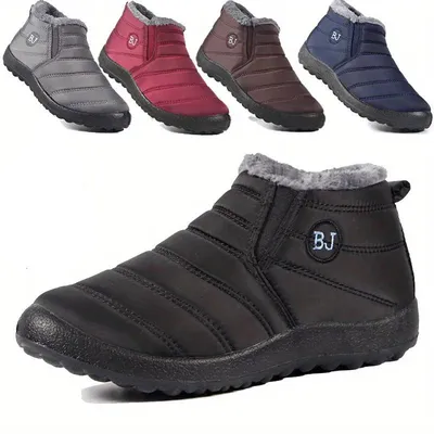 Waterproof Non-slip Warm Snow Shoes Comfortable Low Top Hiking Shoes