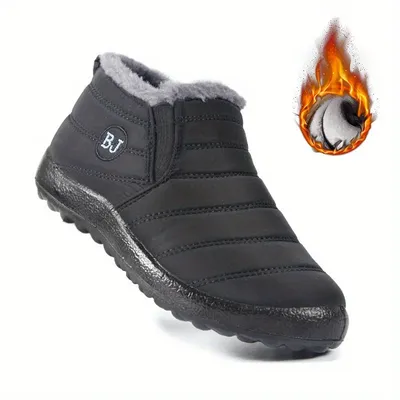 Waterproof Non-slip Warm Snow Shoes Comfortable Low Top Hiking Shoes