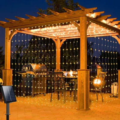 Waterproof Outdoor Solar Curtain Lights Waterproof Outdoor Solar Curtain Lights