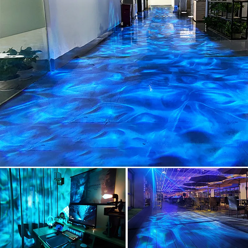 Waterproof Outdoor Water Wave Oecen Wave Light Water Wave Effect Projector with gobo projector Waterproof Outdoor Water Wave Oecen Wave Light Water Wave Effect Projector with gobo projector