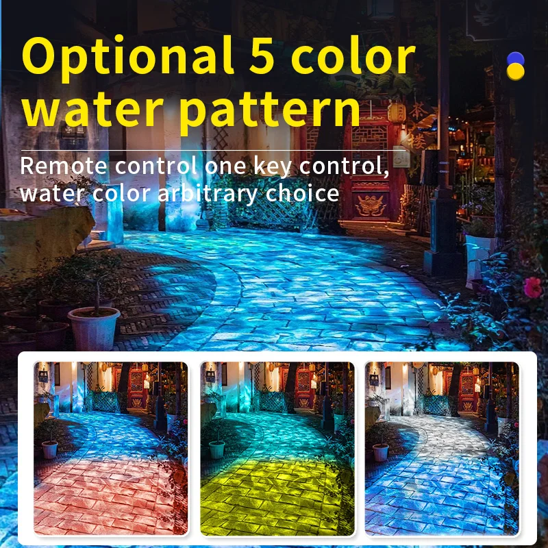 Waterproof Outdoor Water Wave Oecen Wave Light Water Wave Effect Projector with gobo projector Waterproof Outdoor Water Wave Oecen Wave Light Water Wave Effect Projector with gobo projector