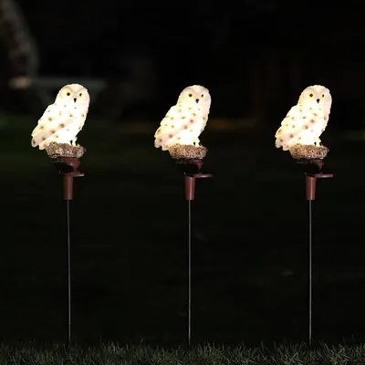 Waterproof Owl Solar Lights (5 pcs)