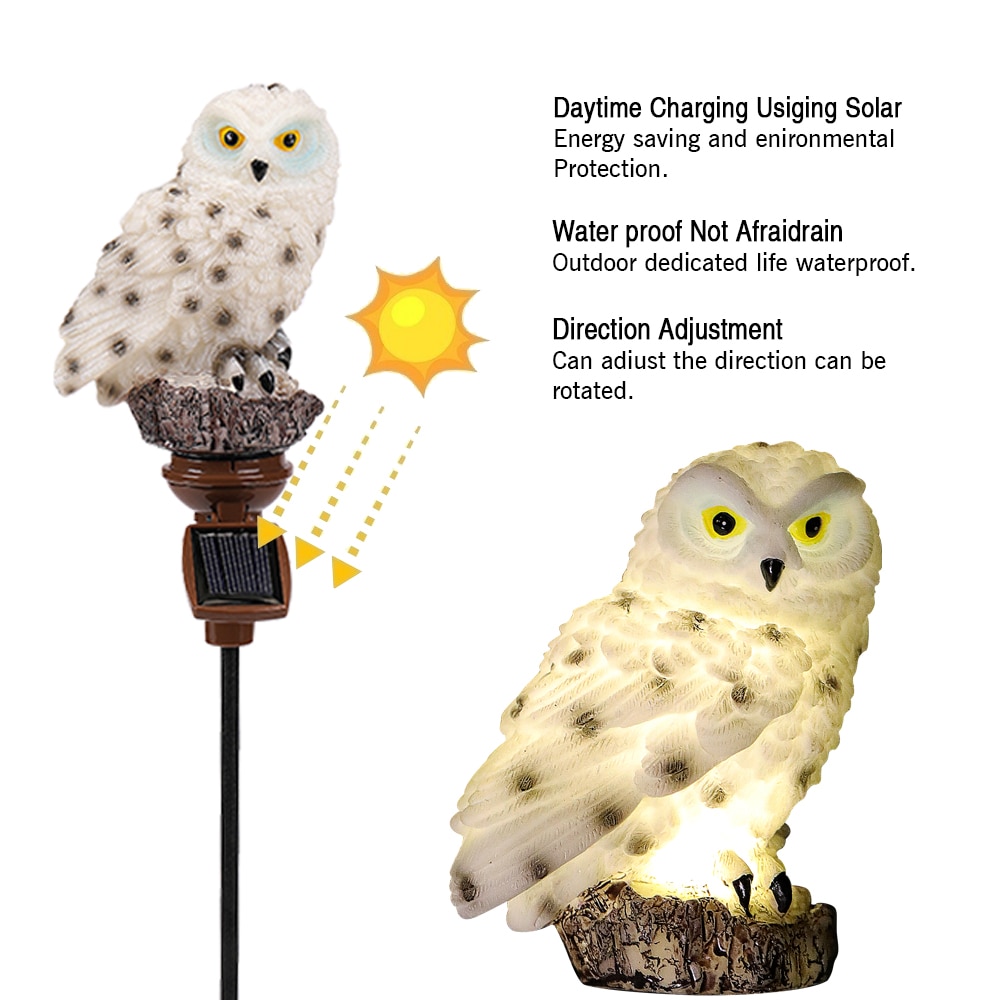 Waterproof Owl Solar Lights (5 pcs)