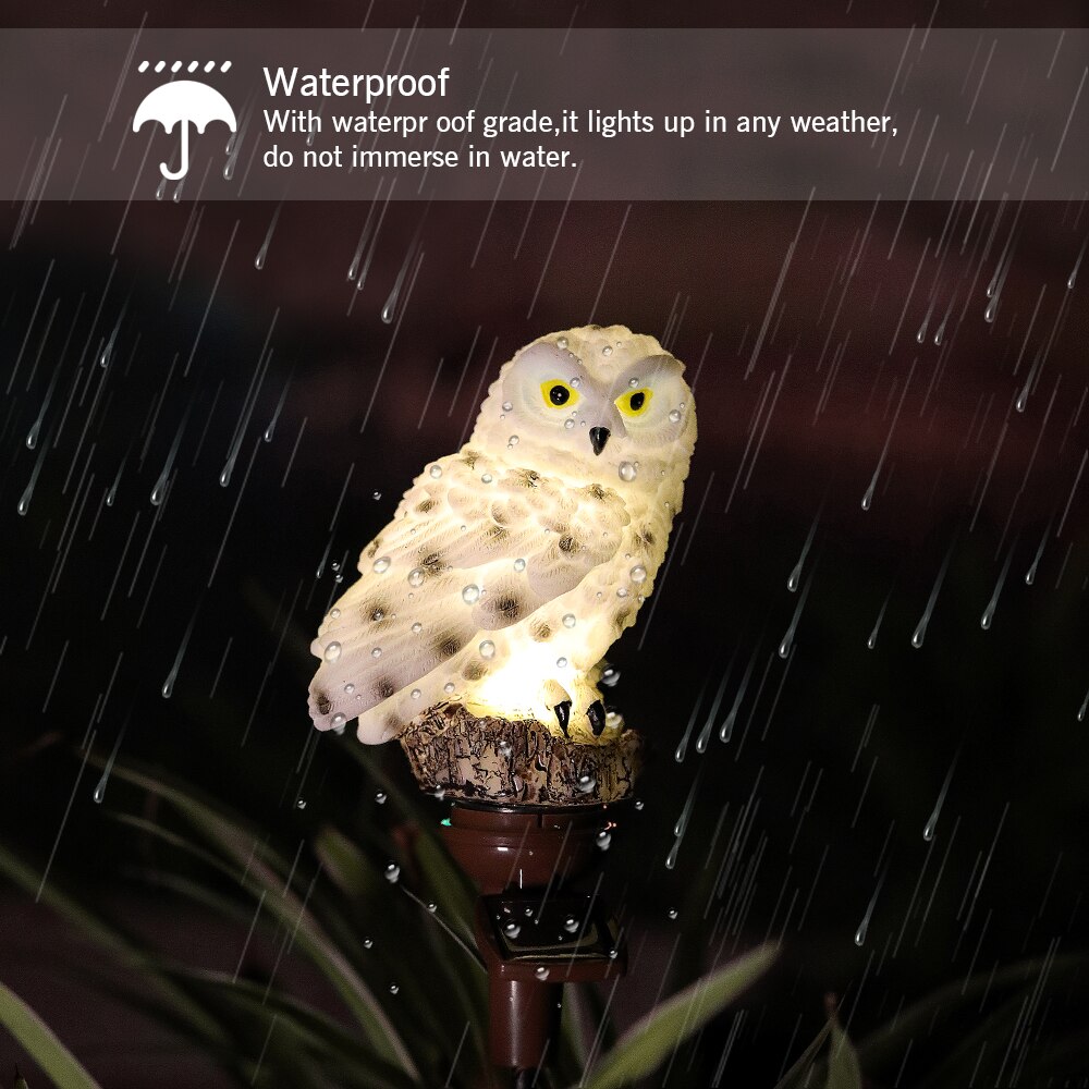 Waterproof Owl Solar Lights (5 pcs)
