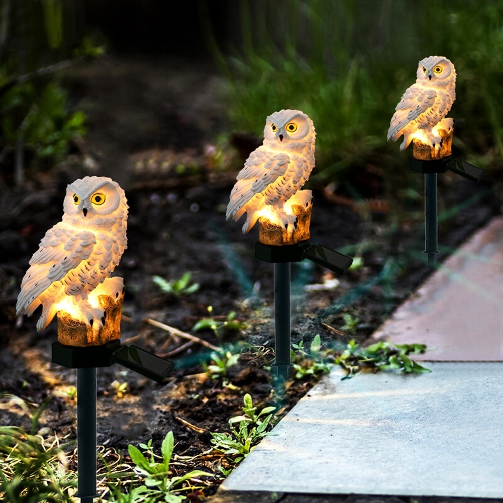 Waterproof Owl Solar Lights (5 pcs)