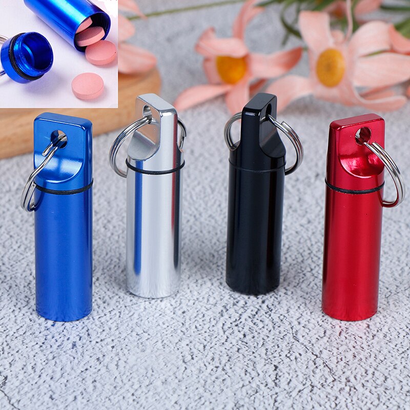 Waterproof Pill Container Keychain