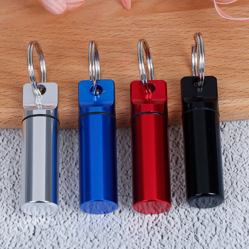 Waterproof Pill Container Keychain Waterproof Pill Container Keychain