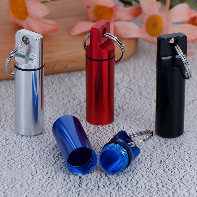 Waterproof Pill Container Keychain Waterproof Pill Container Keychain
