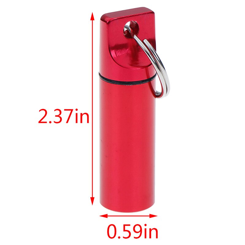 Waterproof Pill Container Keychain Waterproof Pill Container Keychain